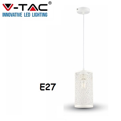 Lampadario Sospensione Bianco E27